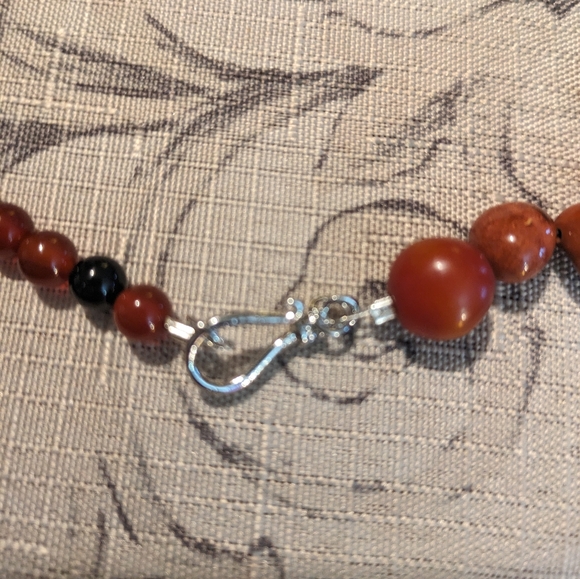 Red Jasper Gemstone Necklace and bracelet - Picture 4 of 6